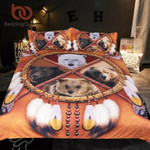 Indian BearsQueen Dreamcatcher3D Wild Animal Tribal Bedspreads Native American et3D Customize Bedding Set Duvet Cover SetBedroom Set Bedlinen