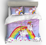 Rainbow Unicorn  For Kids3D Customize Bedding Set/ Duvet Cover Set/  Bedroom Set/ Bedlinen