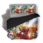 Marvel Avenger End Game Cartoon Avenger Team 3 D Customized Bedding Sets Duvet Cover Set Bedroom set Bedlinen