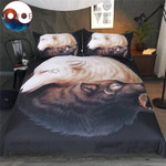 Yin & Yang Wolves Black by JoJoesArt 3D Customize Bedding Set Duvet Cover SetBedroom Set Bedlinen