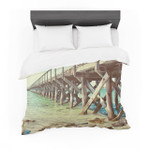 Debbra Obertanec "On The Pier" Beach Featherweight3D Customize Bedding Set Duvet Cover SetBedroom Set Bedlinen