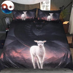 The Lamb & The Dragon By JoJoeArt Designer 3D Customize Bedding Set Duvet Cover SetBedroom Set Bedlinen