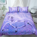 Scenic Purple Unicorn Floral PQ 9075 PQ ART HOP 3D Customized Bedding Sets Duvet Cover Bedlinen Bed set