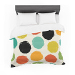 Daisy Beatrice "Retro Dots" Circles Featherweight3D Customize Bedding Set Duvet Cover SetBedroom Set Bedlinen