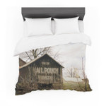 Angie Turner "Mail Pouch Barn" Wooden House Featherweight3D Customize Bedding Set Duvet Cover SetBedroom Set Bedlinen