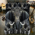 Default parta Elephant Warriors3D Customize Bedding Set Duvet Cover SetBedroom Set Bedlinen