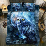 DefaultWinter Owl Artwork3D Customize Bedding Set Duvet Cover SetBedroom Set Bedlinen