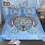 Turtles Blue  Tortoise Mandala  Bed Cover Animal Home Textiles  Flower Paisley et3D Customize Bedding Set/ Duvet Cover Set/  Bedroom Set/ Bedlinen