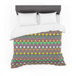 Nanditaingh "Pattern Play" Rainbow Chevron Featherweight3D Customize Bedding Set Duvet Cover SetBedroom Set Bedlinen