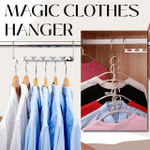 Hooky Magic Space Saving Multi Functional Metal Clothes Hangers