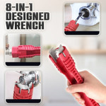Wrency 8 In 1 Multifunction Faucet & Sink Installer Wrench