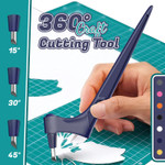 Groze Multifunctional 360° Rotating Safe Craft Cutting Tools