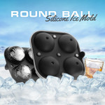 Icey BPA Free Non-Stick Reusable Durable Silicone Ice Ball Mold