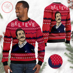 Believe Ted Lasso Merry Christmas Wanker Ugly Sweater