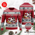 Atlanta Falcons Disney Custom Ugly Christmas Sweater