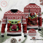 Baby Yoda Oklahoma Sooners Ugly Christmas Sweater