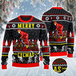 Cycling Lovers Gift Merry Cycmas Ugly Christmas Sweater