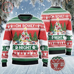 Bowling Lovers Gift Oh Bowly Night Christmas Tree Ugly Sweater