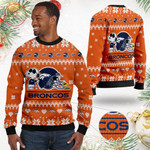 Denver Broncos Snoopy Ugly Christmas Sweater