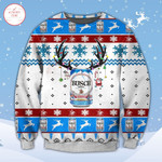 Busch Beer Deer Horn Ugly Sweater Christmas
