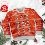 Cincinnati Bengals Mickey Mouse Ugly Christmas Sweater