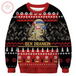 Ben Drankin USA Flag Ugly Christmas Sweater