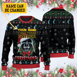 I Am Your Father Christmas Custom Name Ugly Sweater
