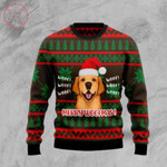 Golden Retriever Merry Woofmas Christmas Sweater