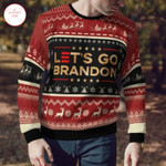 Fjb Let�s Go Brandon Brown Ugly Christmas Sweater