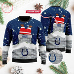 Indianapolis Colts Santa Claus Custom Ugly Christmas Sweater
