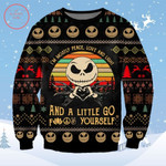 I�m Mostly Peace Love And Light And A Little Go Fuck Yourself Ugly Christmas Sweater