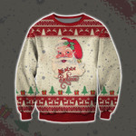 Vintage Believe Santa Claus Ugly Christmas Sweater