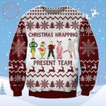 Wrapping Present Team Muppet Ugly Christmas Sweater
