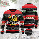 Santa Claws Trex Ugly Christmas Sweater