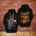 The Bad Horror Characters Halloween 3D Hoodie - Diosweater