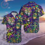 Mardi Gras Clown Skull Hawaiian Shirt - Diosweater