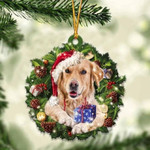 Golden Retriever Christmas Gift Ornament - Diosweater