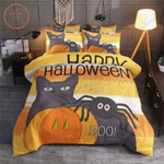 Boo Cat Pumpkin Spider Halloween Blanket - Diosweater