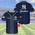 Personalize New York Yankees Navy Baseball Jersey - Diosweater