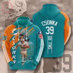NFL Larry Csonka Miami Dolphins Personalized Hoodie 3D - Diosweater