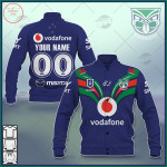 Personalized NRL New Zealand Warriors 2021 Letterman Jacket - Diosweater