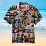 Hot Rodding pattern Hawaiian Shirt - Diosweater