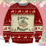 Espresso Patronum Ugly Christmas Sweater - Diosweater