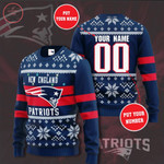 Personalized NFL New England Patriots Christmas Sweater - Diosweater