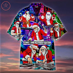 Christmas Santa Dj Disc Jockey Hawaiian Shirt - Diosweater