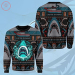 Horror Shark Ugly Christmas Sweater - Diosweater