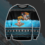 Monkey.D. Luffy Meets Jack Sparrow Ugly Christmas Sweater