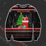 Santa Claus Chimney Size Matters Ugly Christmas Sweater