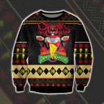 Megazord and Pink Ranger Mighty Morphin Power Rangers Ugly Christmas Sweater