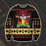 Megazord and Blue Ranger Mighty Morphin Power Rangers Ugly Christmas Sweater